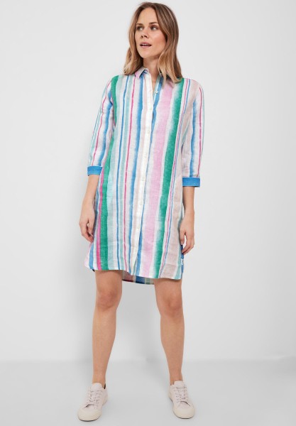 Multicolor Leinenkleid - Kleider | | MODE | | Bekleidung & Kleider kurz DAMEN Röcke White 