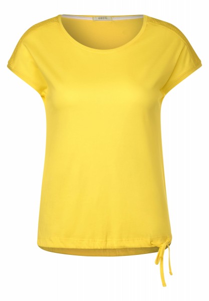 T-Shirt mit Smok-Detail Shirts Bekleidung | | Blusen DAMEN | T-Shirts & | halbarm MODE 