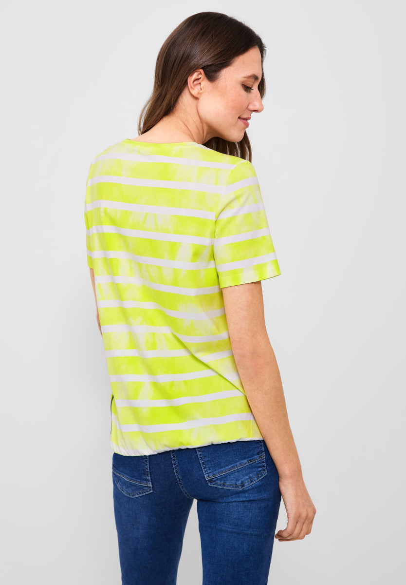 | DAMEN & yellow Streifenshirt Shirts | limelight Frontprint Langarmshirts | Blusen | MODE - | Bekleidung mit