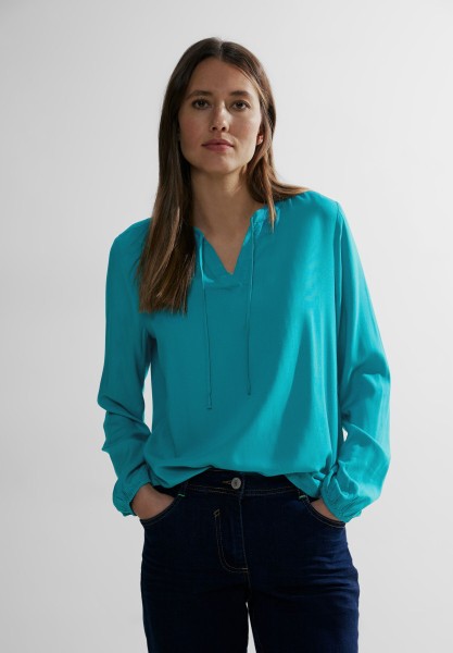 Tunika Bluse - frosted | | Bekleidung langarm aqua | MODE Shirts | Blusen & Blusen DAMEN | blue