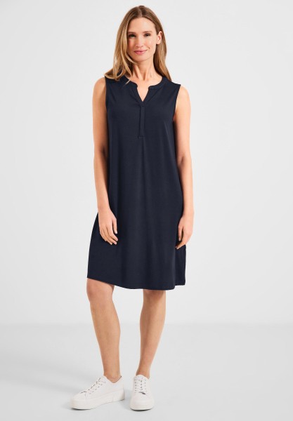 Kleid | | Kleider Unifarbe in & MODE Röcke Kleider | DAMEN deep Bekleidung | kurz blue - | Jersey